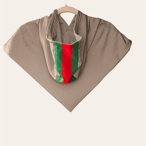 Gucci Gray and Silver 3M reflective rain hood